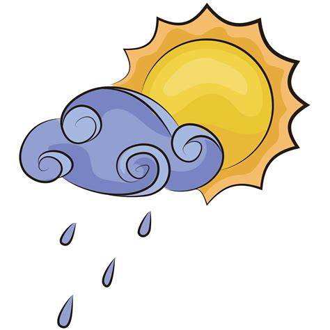 Sun And Clouds Clipart Png