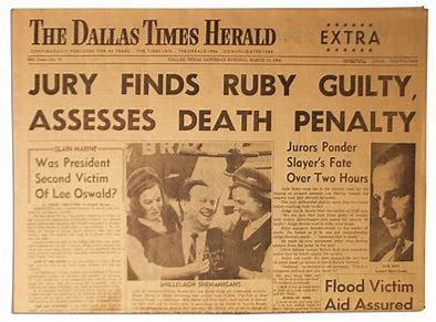Image result for Jack Ruby guilty of the murder