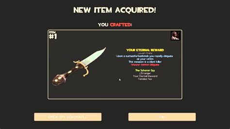 How To Craft Your Eternal Reward New Spy Knife Tf2 Polycount Update
