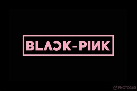 Black Pink Name Logo
