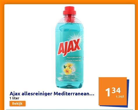 Ajax Allesreiniger Mediterranean 1 Liter Aanbieding Bij Action