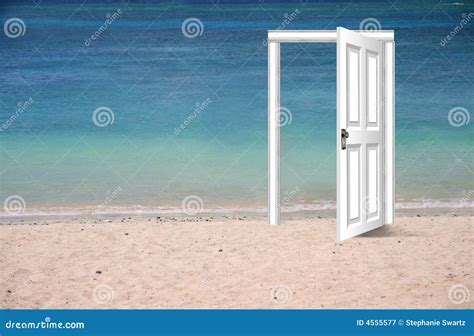 Beach Door Stock Image Image Of Colorful Imagination 4555577