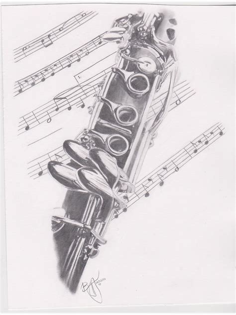 Clarinet Drawing Skill