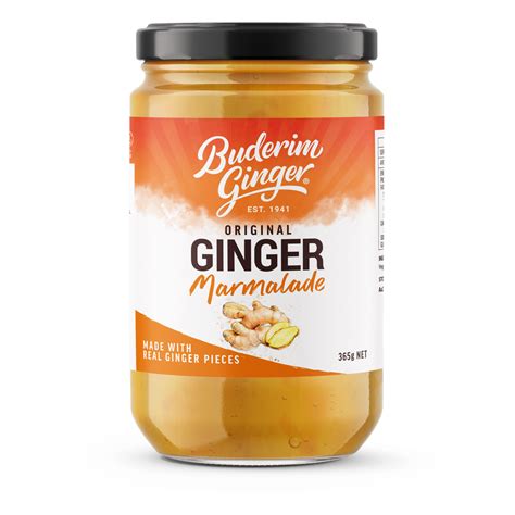 Original Ginger Marmalade 365g Buderim Ginger