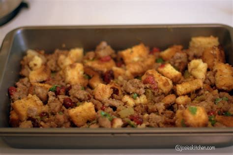 Sausage Cranberry And Cornbread Stuffing