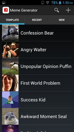 5 Meme Generator Apps For Android This meme generator apk lets you add text to some famous meme faces that you will find everywhere across the web.