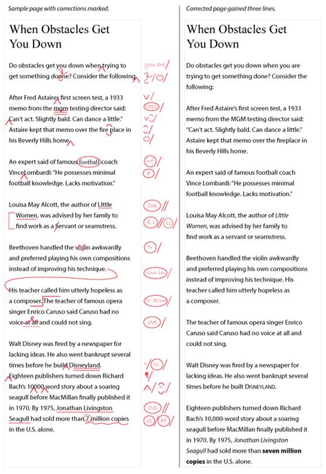 Editing And Proofreading Marks