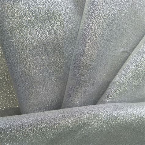100polyester Silver Glitter Shiny Tulle Mesh Fabric Buy 100