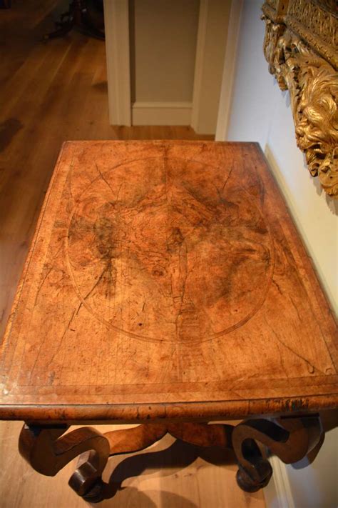 17th Century Veneered Walnut Side Table At 1stdibs