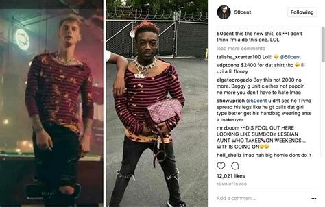 50 Cent Reacts To Lil Uzi Verts Questionable Fashion This The New Sh