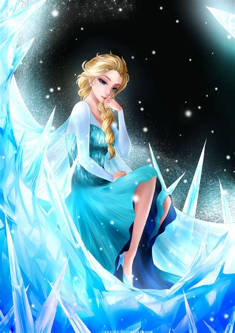 Elsa The Snow Queen By Yuuike On Deviantart