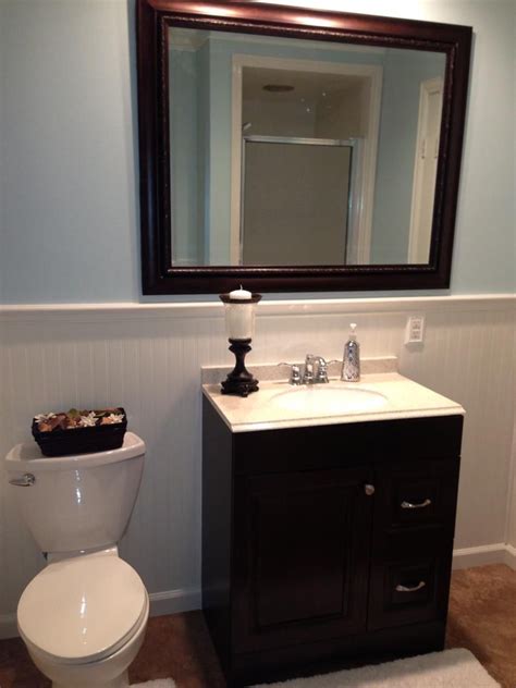 One of my favorite small bathroom makeovers ever! Finished product!!! | Guest bathroom remodel, Small bathroom, Guest bathroom