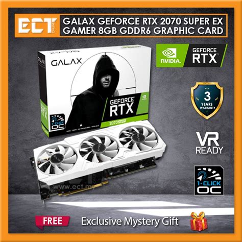 Galax Geforce Rtx 2070 Super Ex Gamer 1 Click Oc 8gb Gddr6 Graphic