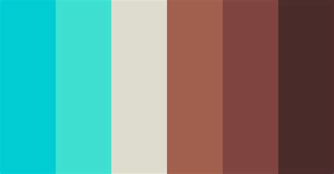 Turquoise And Brown Color Scheme Brown
