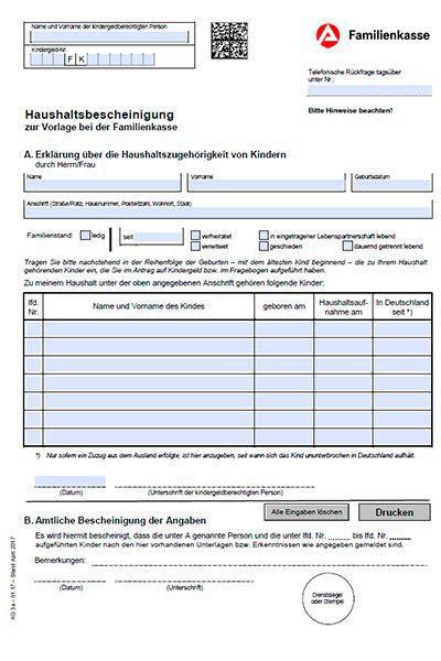 Für folgende kinder beziehe ich bereits kindergeld (auch in fällen der abweichenden kontoverbindung, abzweigung und erstattung) Kindergeld - заполнить документы для получения детского ...