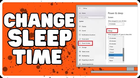 How To Change Computer Sleep After Time In Windows 10 Easy Youtube