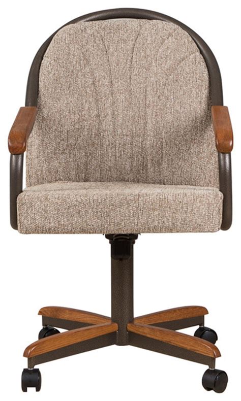 These office chairs are designed to cater to all your comfort needs and are highly ergonomic. Casual Dining Room Caster Chair - Lucy - Transitional ...