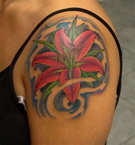 Looking for the best lily tattoos ideas and designs. All Star Body Art : Tattoos : Flower : stargazer lily