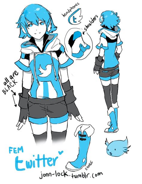 The selection is quite limited as far as the free version is concerned, and the video quality wouldn't be the best. Fem Twitter Ref by Jon-Lock on deviantART