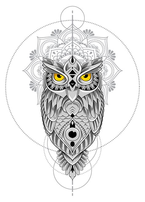 Owl Line Art - Illustration And Graphics Inspiration - 160023 by Ahmad
