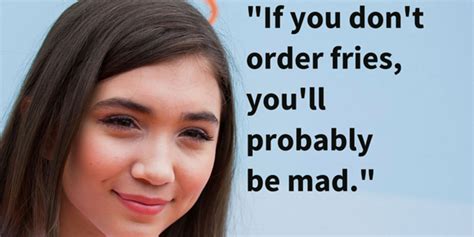 Rowan Blanchard Has Zero Time For Reporters Who Ask Girls About Dieting