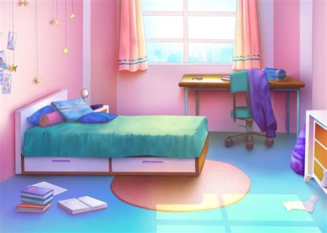 Anime Gacha Life Background Bedroom Amote Wallpaper