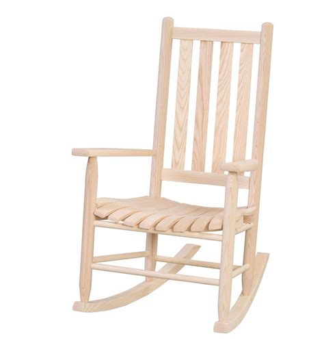Elegant wooden rocking chair in blue tartan fabric, attribuited to giangranco frattini. Ash Wood Cottage Porch Rocking Chair from DutchCrafters Amish