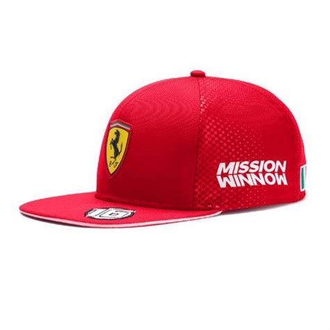 Check out our ferrari cap selection for the very best in unique or custom, handmade pieces from our baseball & trucker caps shops. Scuderia Ferrari 2019 F1™ Charles Leclerc Flatbrim Cap
