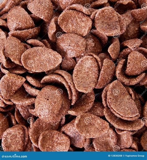 Chocolate Cereal Stock Photo Image Of Closeup Dairy 12830208