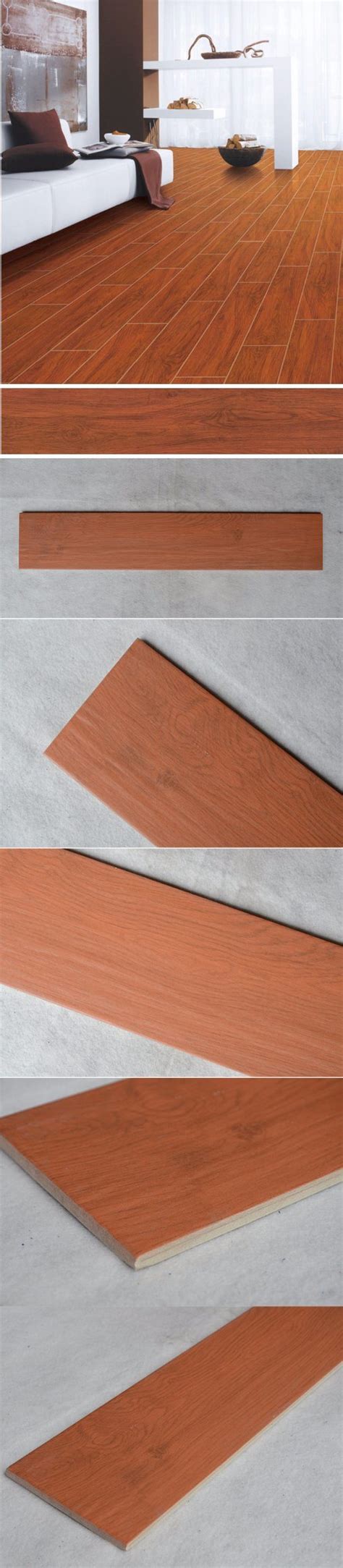 China Persian Rustic Matt Finish Glazed Wood 3d Floor Wooden Tile