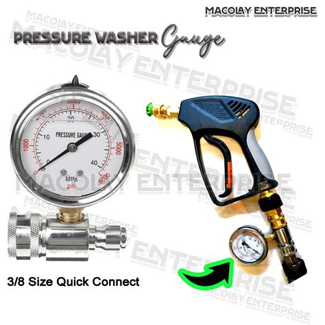 Pressure Washer Gauge By Macolay Engterprise Lazada Ph