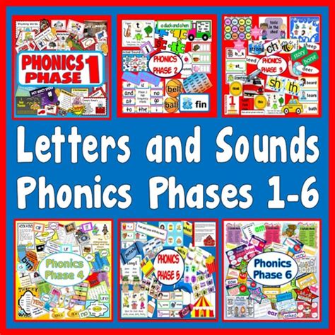 Phonics Phases Bundle Phase 1 2 3 4 5 6 Early Years Key Stage