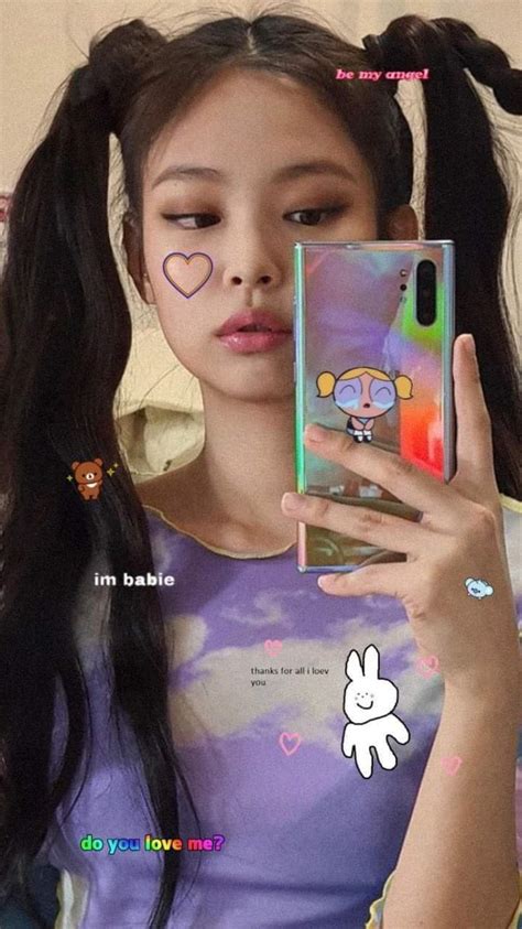 Jennie Mirror Selfie Blink 블링크 Amino