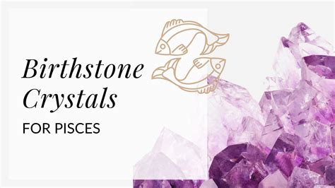 Birthstone Crystals For The Pisces Zodiac Sign Rock Your Worth