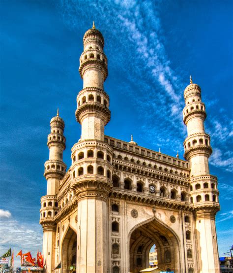 Charminar Monument And Mosque Hyderabad Telangana India Beautiful Global