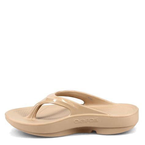 oofos sandals womens oolala sandal taupe shiny ⋆ odyssey labs