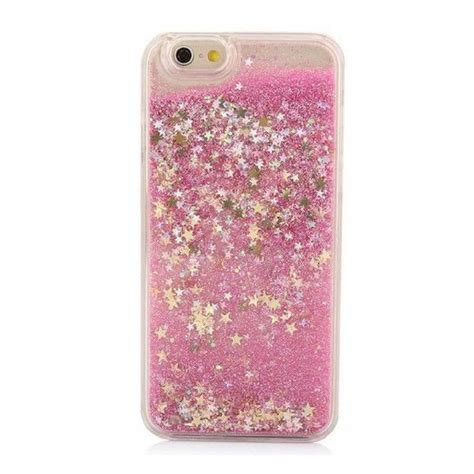 Liquid Pink Glitter Star Quicksand Case For Iphone 6 47 Glitter