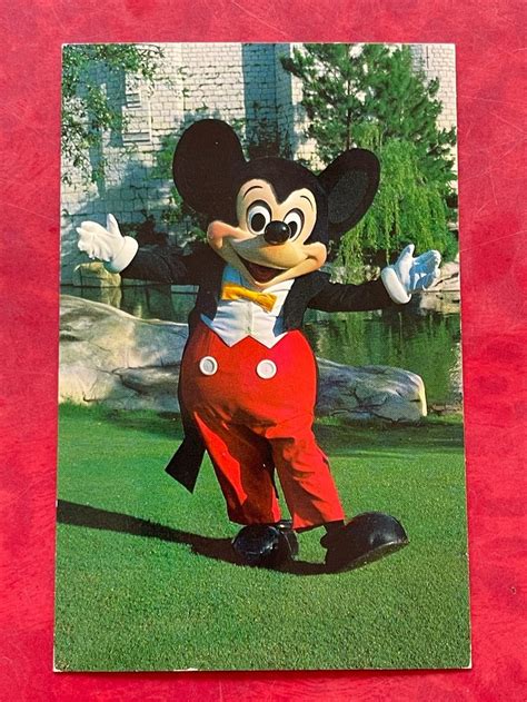 Vintage Walt Disney World Mickey Mouse Fantasyland Postcard Etsy