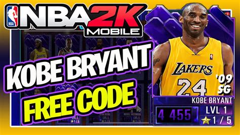 Nba 2k21 locker codes updated daily. How To Get A FREE Kobe Bryant In NBA 2K Mobile | Redeem ...