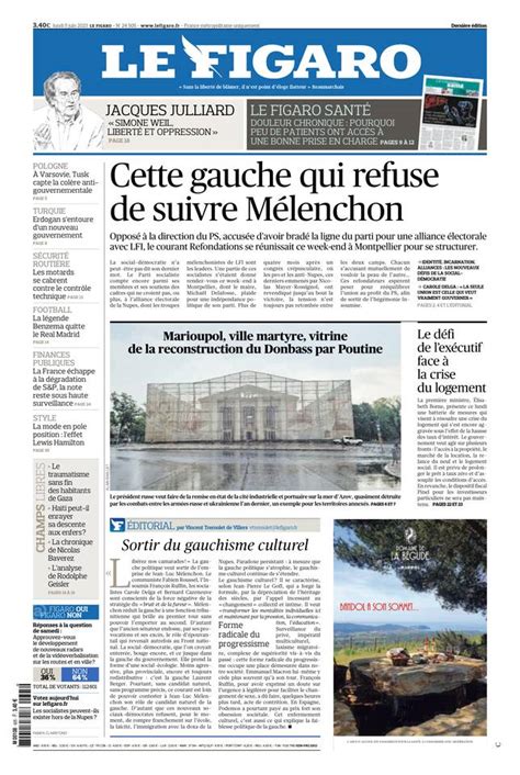 Le Figaro édition Numérique Du 5 Juin 2023