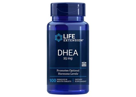 life extension dhea 25 mg 100 disolve in mouth tablets solution