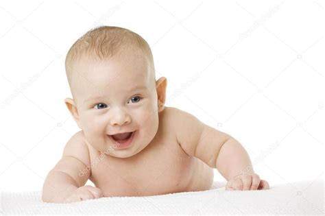 Cute Baby Boy Smiling — Stock Photo © Dejanristovski 29574525