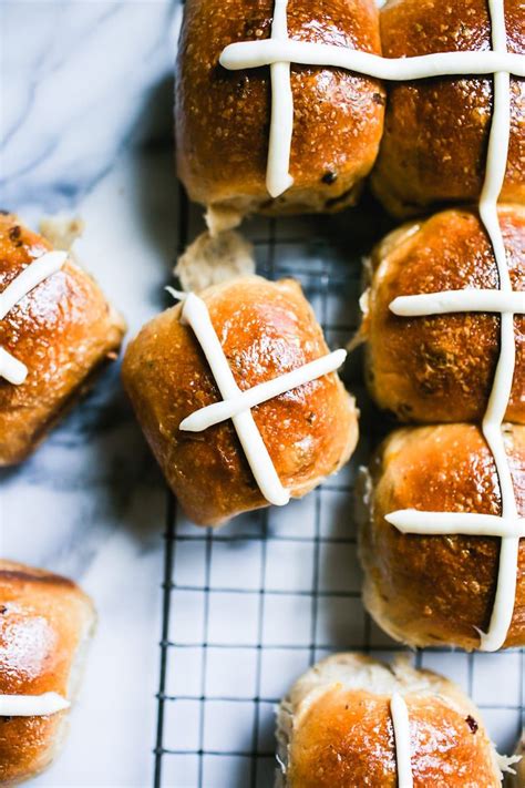 Sourdough Hot Cross Buns The Clever Carrot Sourdough Starter Recipe