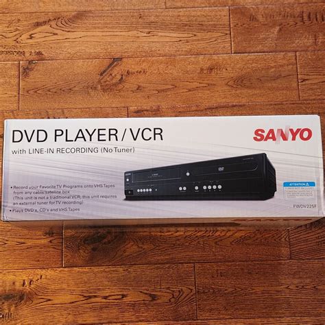 Sanyo Dvd Player Vcr Combo W In Line Recording Fwdv F Brand New