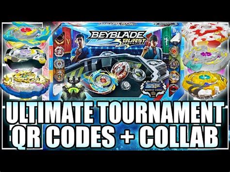 Gold qr code beyblade wow!!! ALL 7 ULTIMATE TOURNAMENT SET QR CODES + GOLD L3 + COLLAB ...