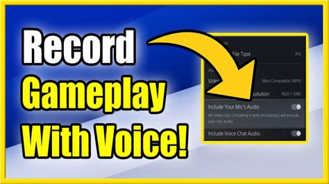 How To Record Gameplay With Voice On Ps5 Add Commentary Youtube