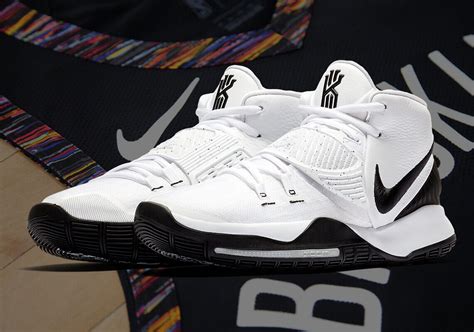 Nike Kyrie 6 Basketball Shoes Whiteblack Platinum Bq4630 100 Us Men