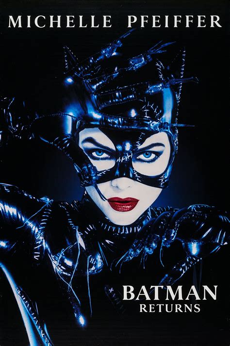 Catwoman Michelle Pfeiffer Poster Cat Woman Etsy