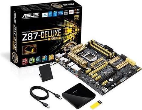 Asus Z87 Deluxequad Intel® Z87 Lga 1150 Socket H3 Atx