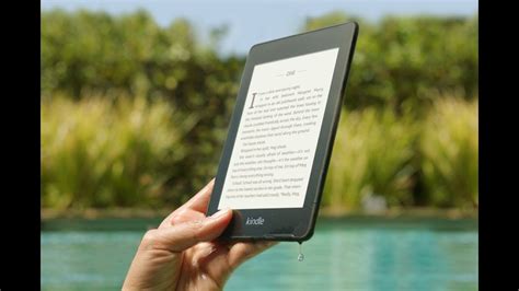 Amazon Kindle Paperwhite 4 Waterproof Test Youtube